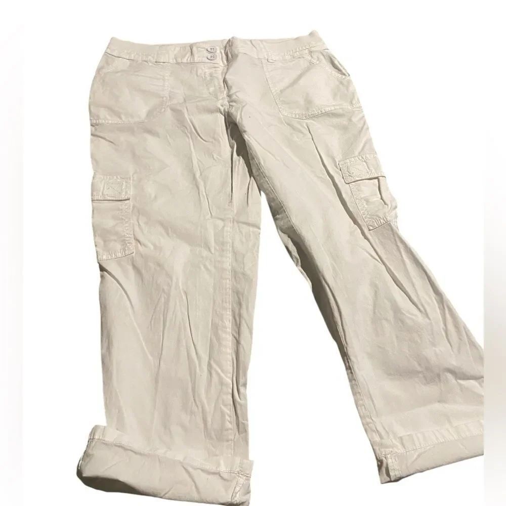 Chico’s 00 white capris excellent condition